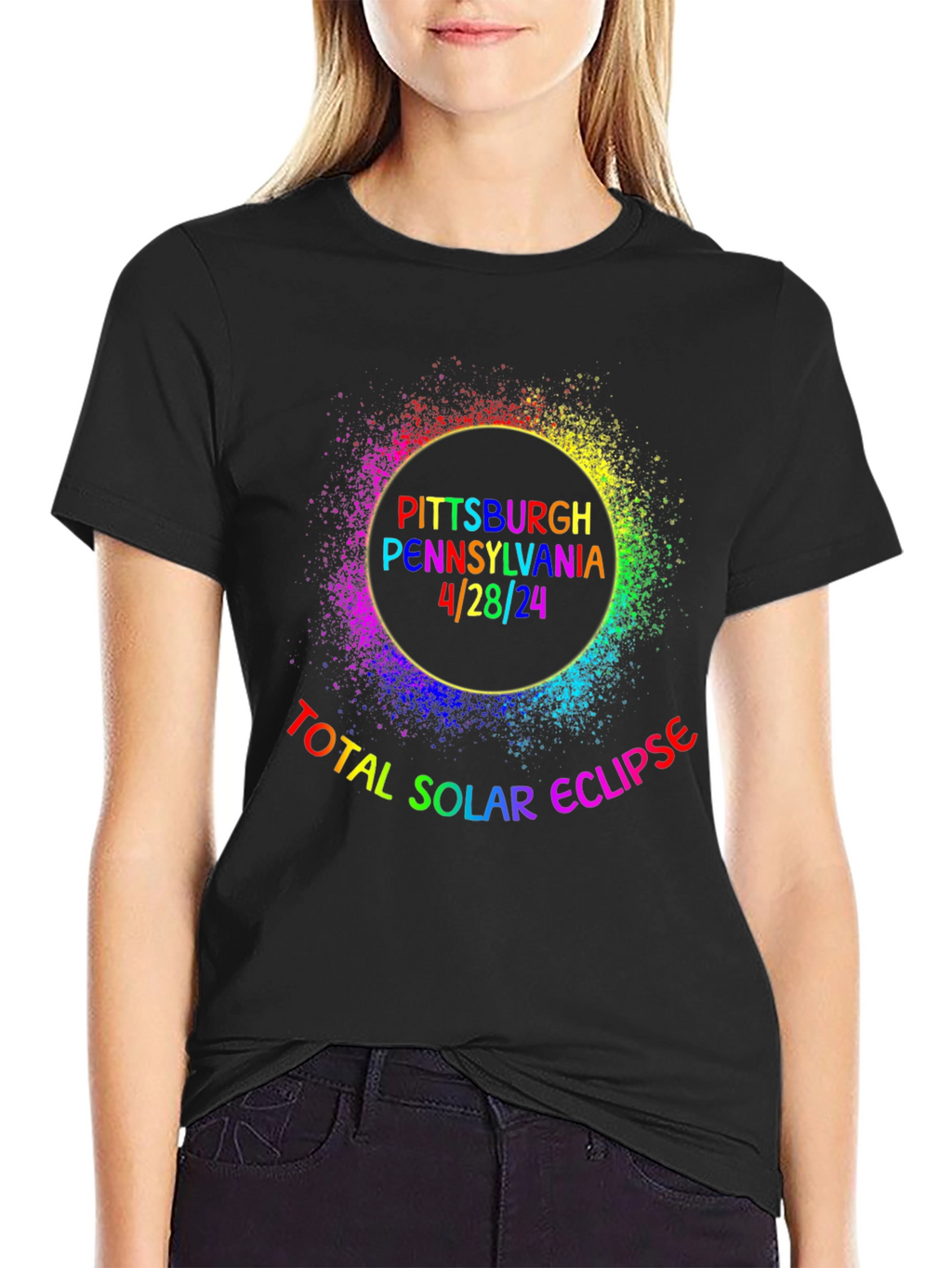 Pittsburgh Total Solar Eclipse April 28 2024 T-Shirt