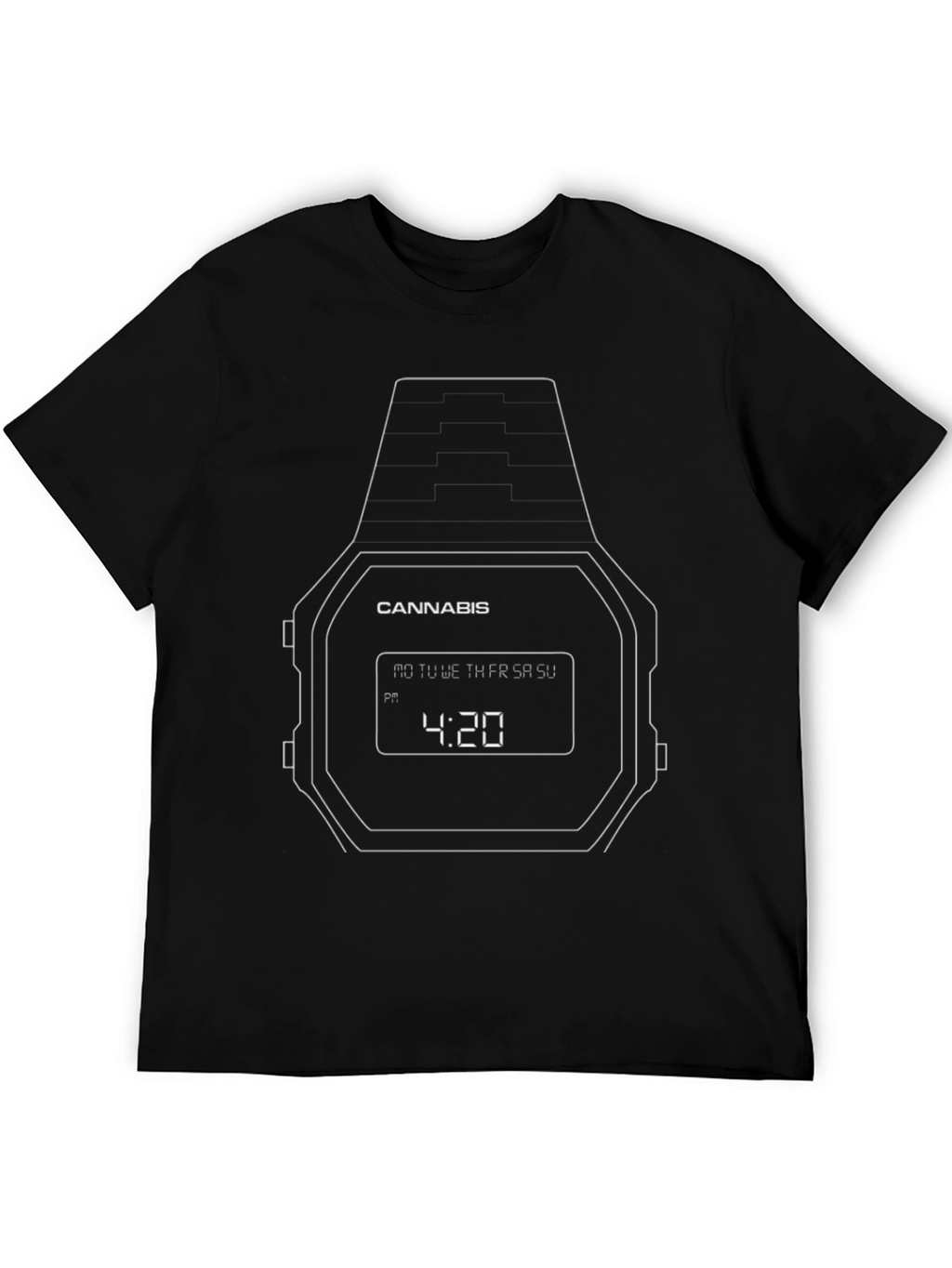 Cannabis Watch Graphic Tee - 4:20 Time