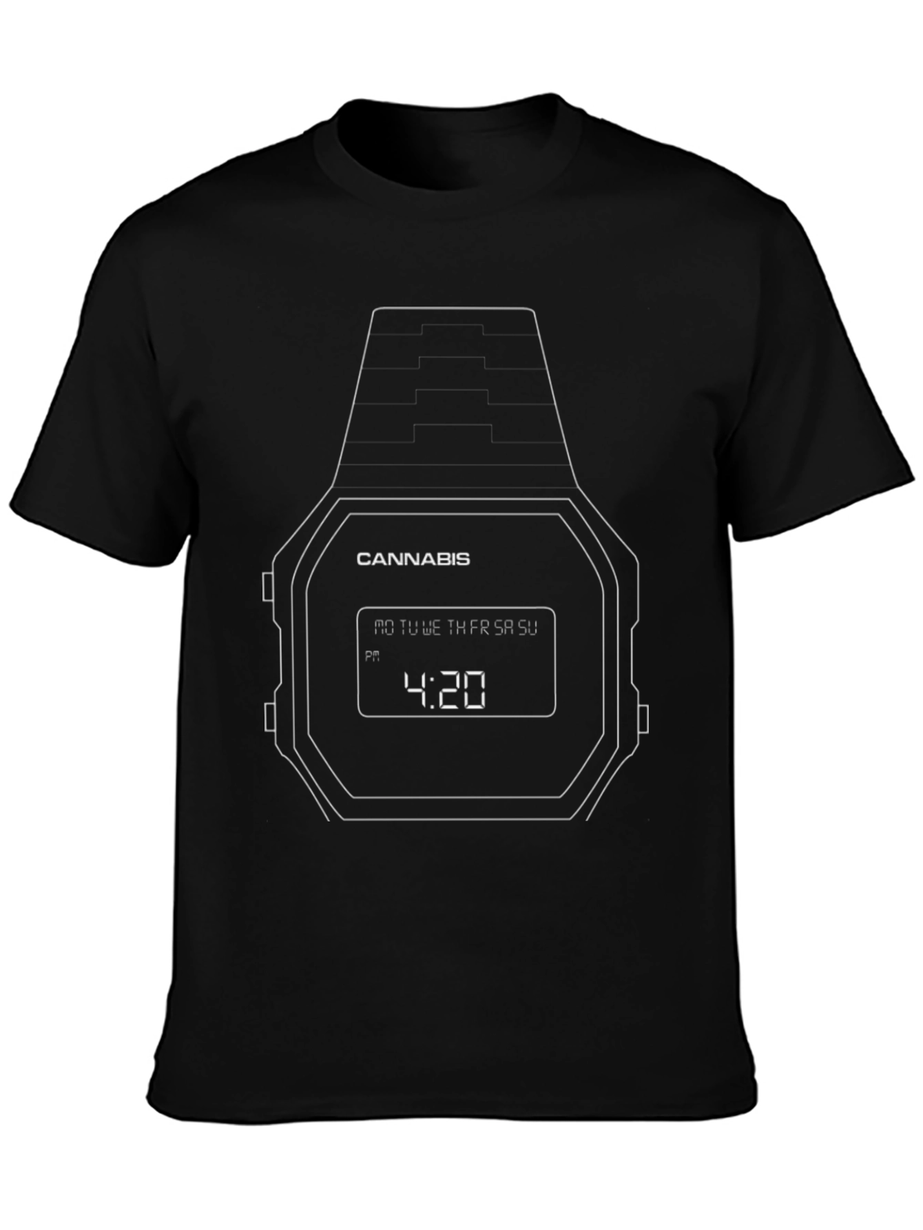 Cannabis Watch Graphic Tee - 4:20 Time