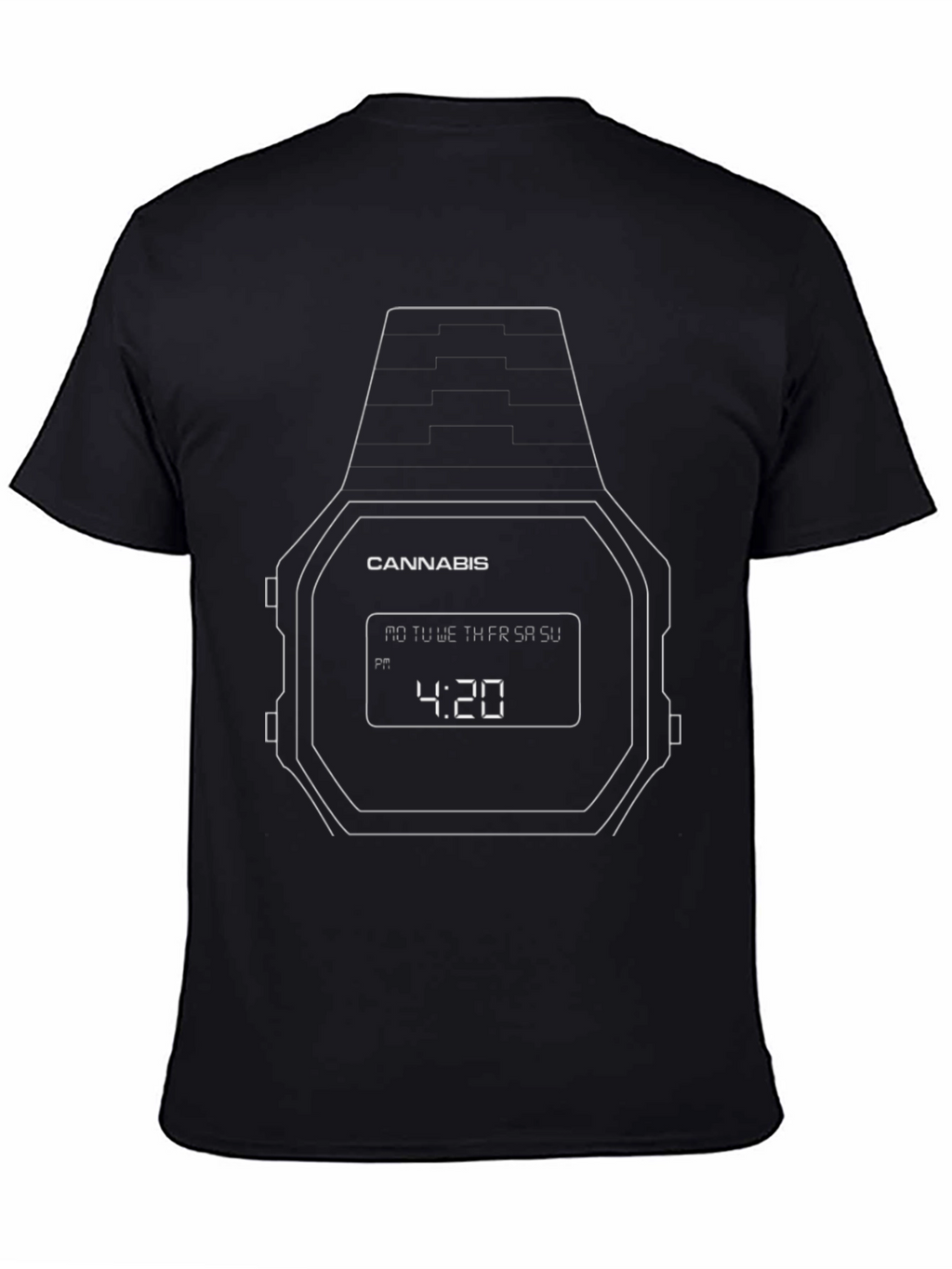 Cannabis Watch Graphic Tee - 4:20 Time