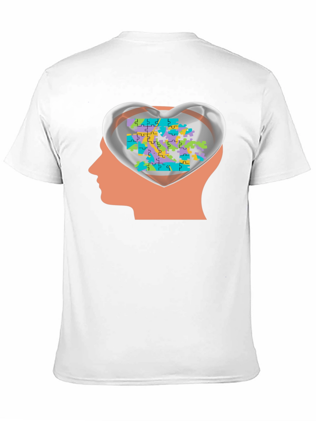 Autism Awareness Puzzle Heart Mind T-Shirt