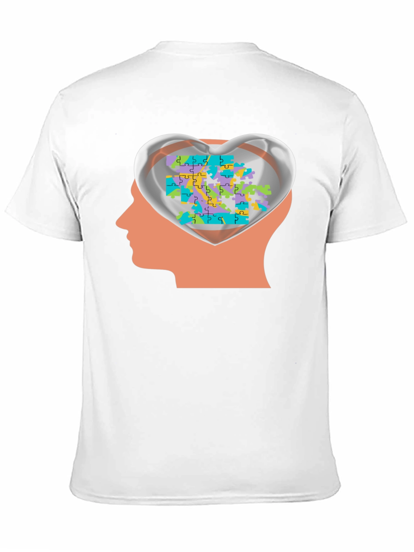 Autism Awareness Puzzle Heart Mind T-Shirt