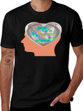 Autism Awareness Puzzle Heart Mind T-Shirt