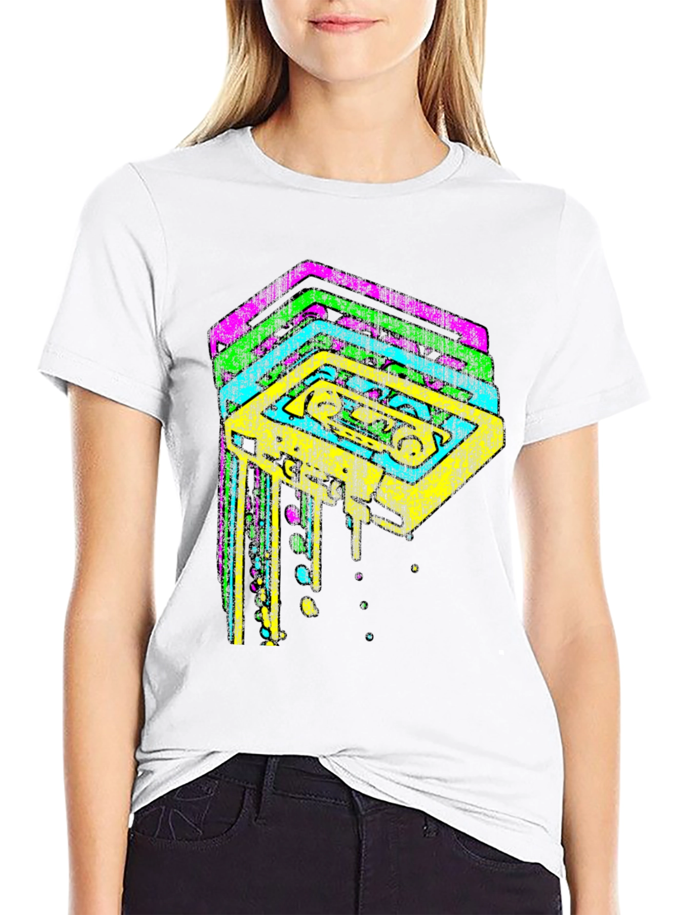 Retro Cassette Tape Graphic Tee - 80s Vibes