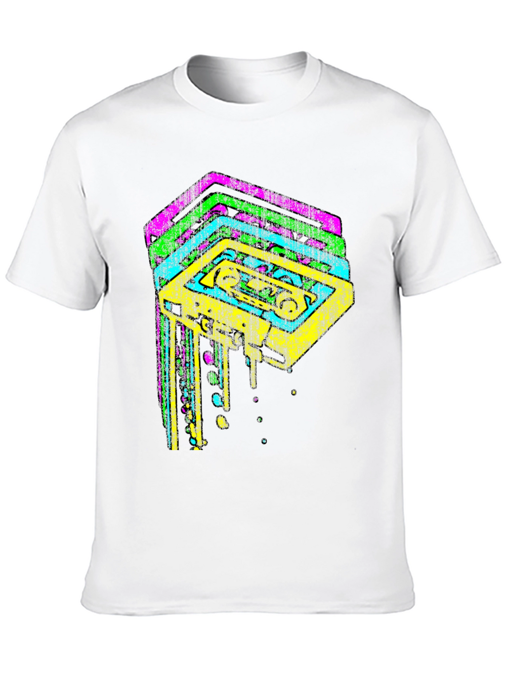 Retro Cassette Tape Graphic Tee - 80s Vibes
