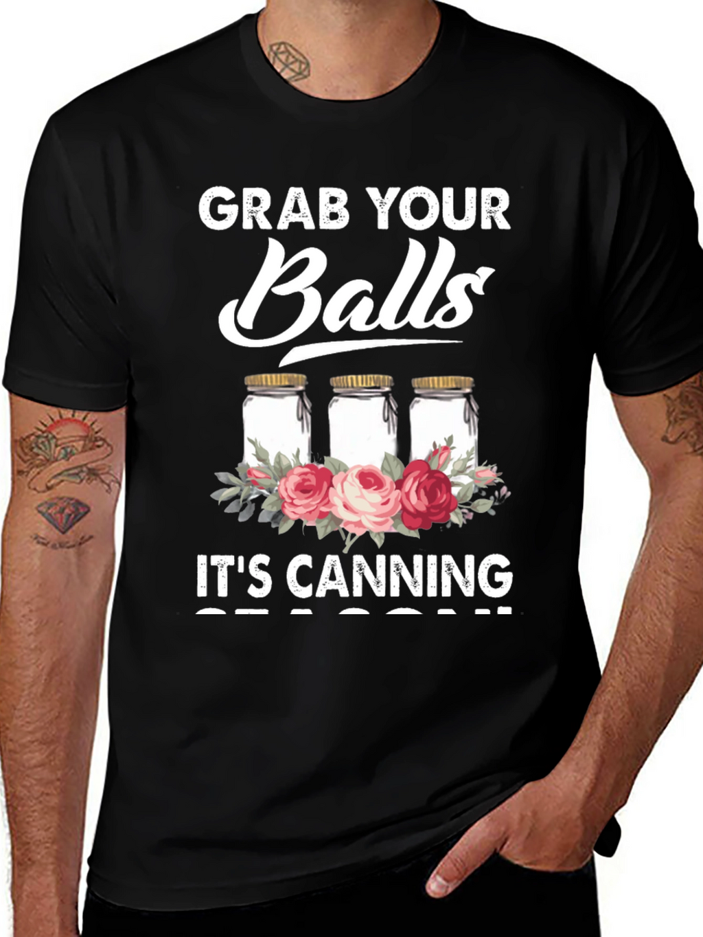Grab Your Balls Its Canning Season Graphic Tee