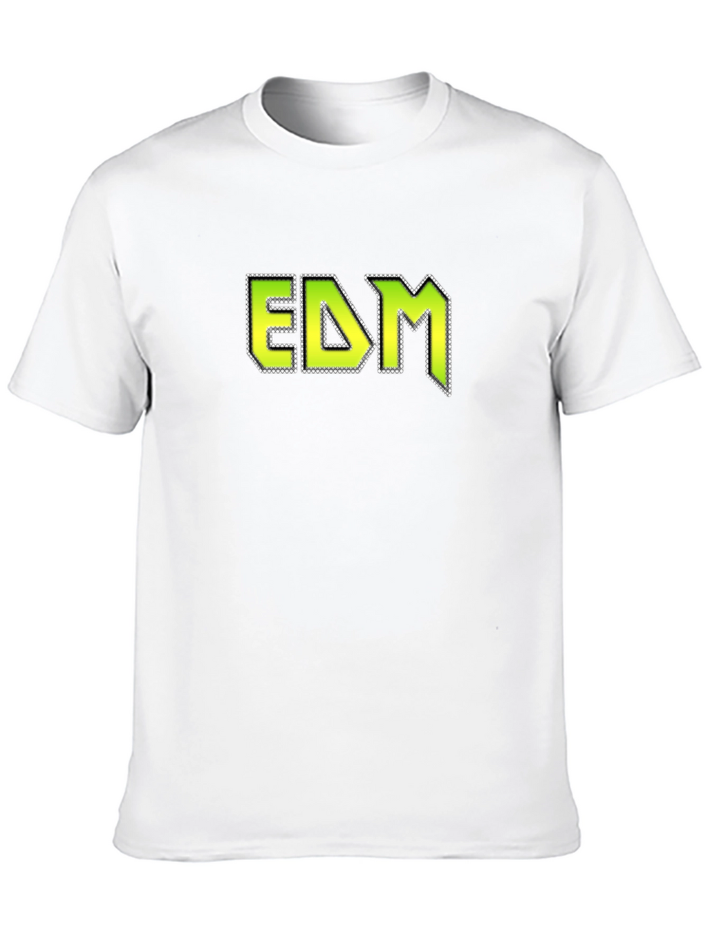 EDM Graphic Tee - Black Cotton Blend T-Shirt
