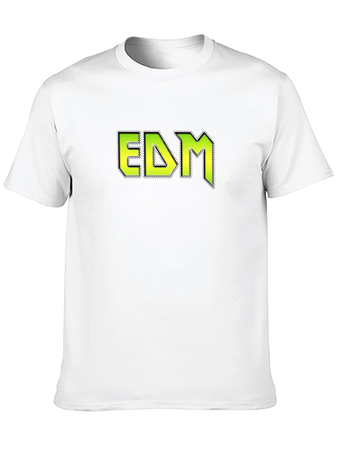 EDM Graphic Tee - Black Cotton Blend T-Shirt