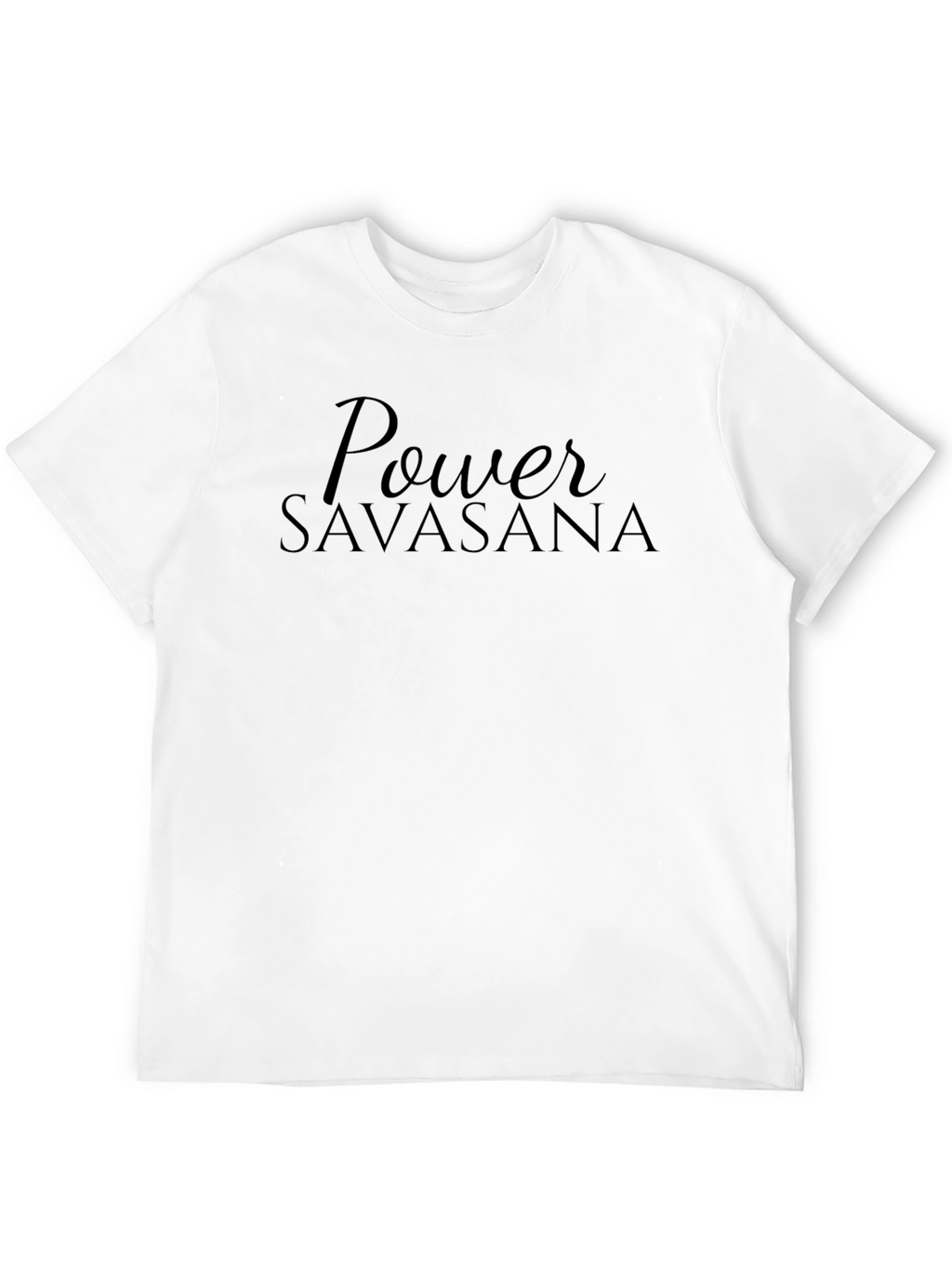 Power Savasana T-Shirt - Relaxed Fit Yoga Inspired
