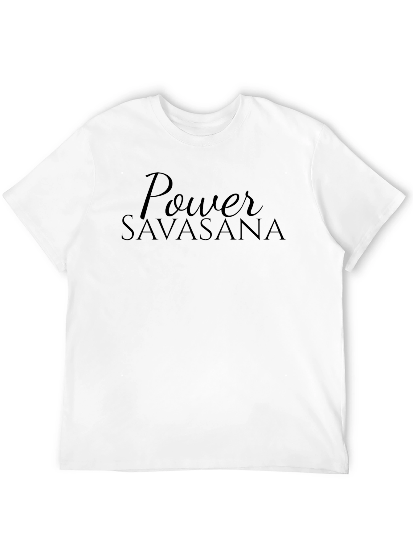 Power Savasana T-Shirt - Relaxed Fit Yoga Inspired