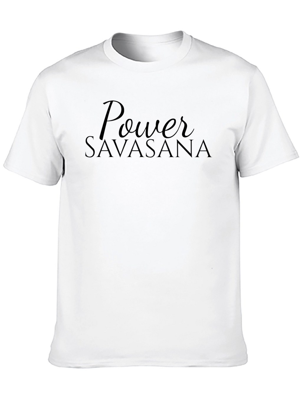 Power Savasana T-Shirt - Relaxed Fit Yoga Inspired