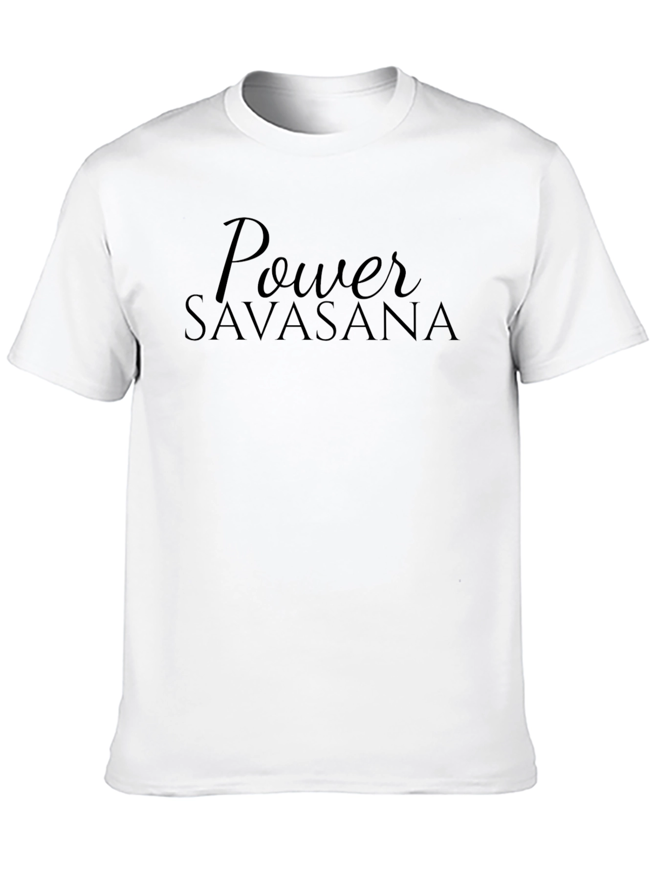 Power Savasana T-Shirt - Relaxed Fit Yoga Inspired