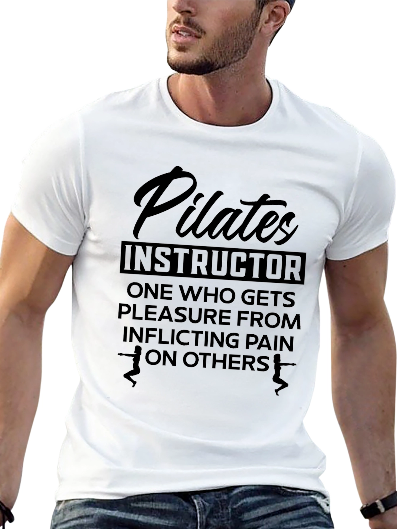 Pilates Instructor Graphic T-Shirt - Funny Workout Tee