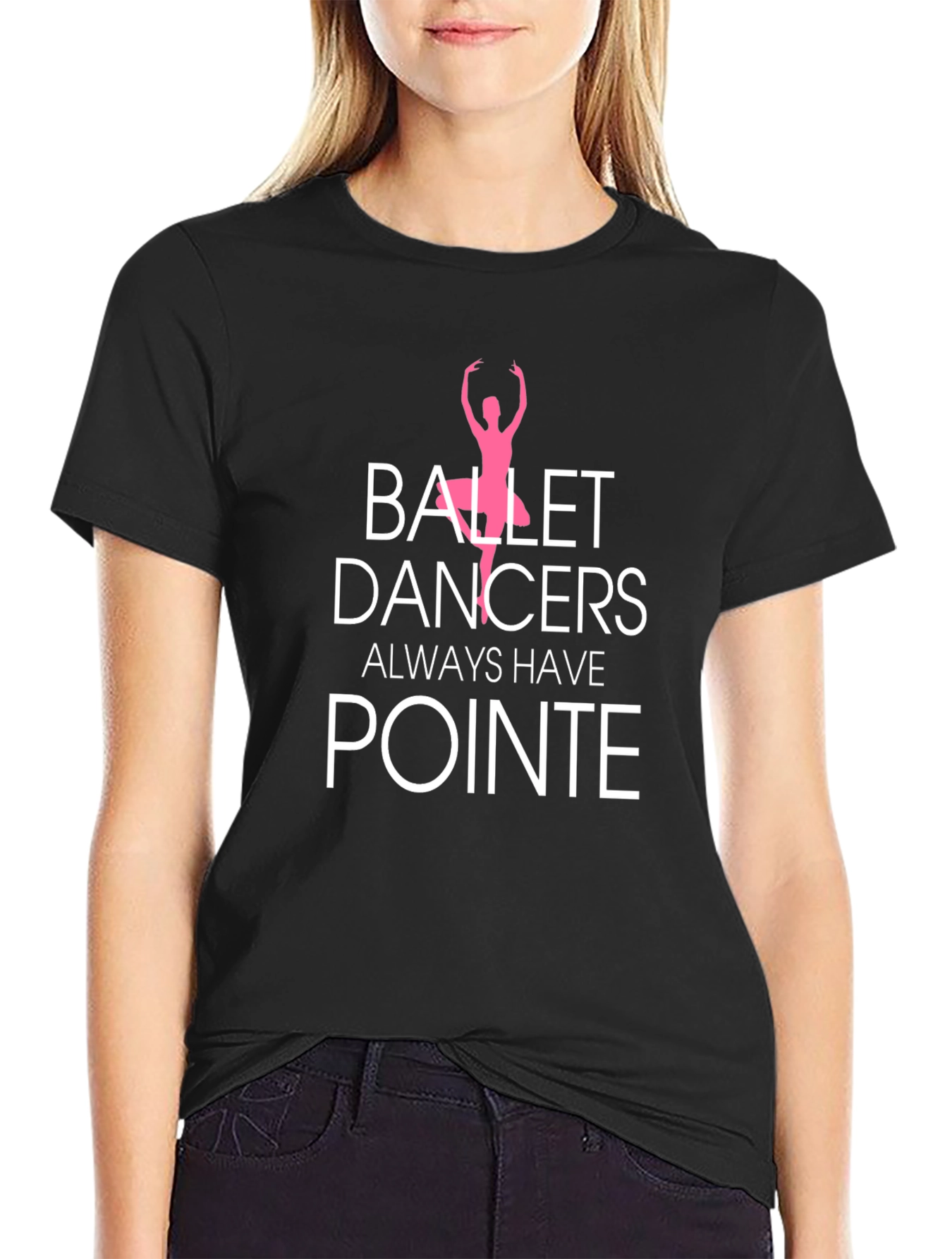 Ballet Dancers Pointe T-Shirt - Dance Gift Tee