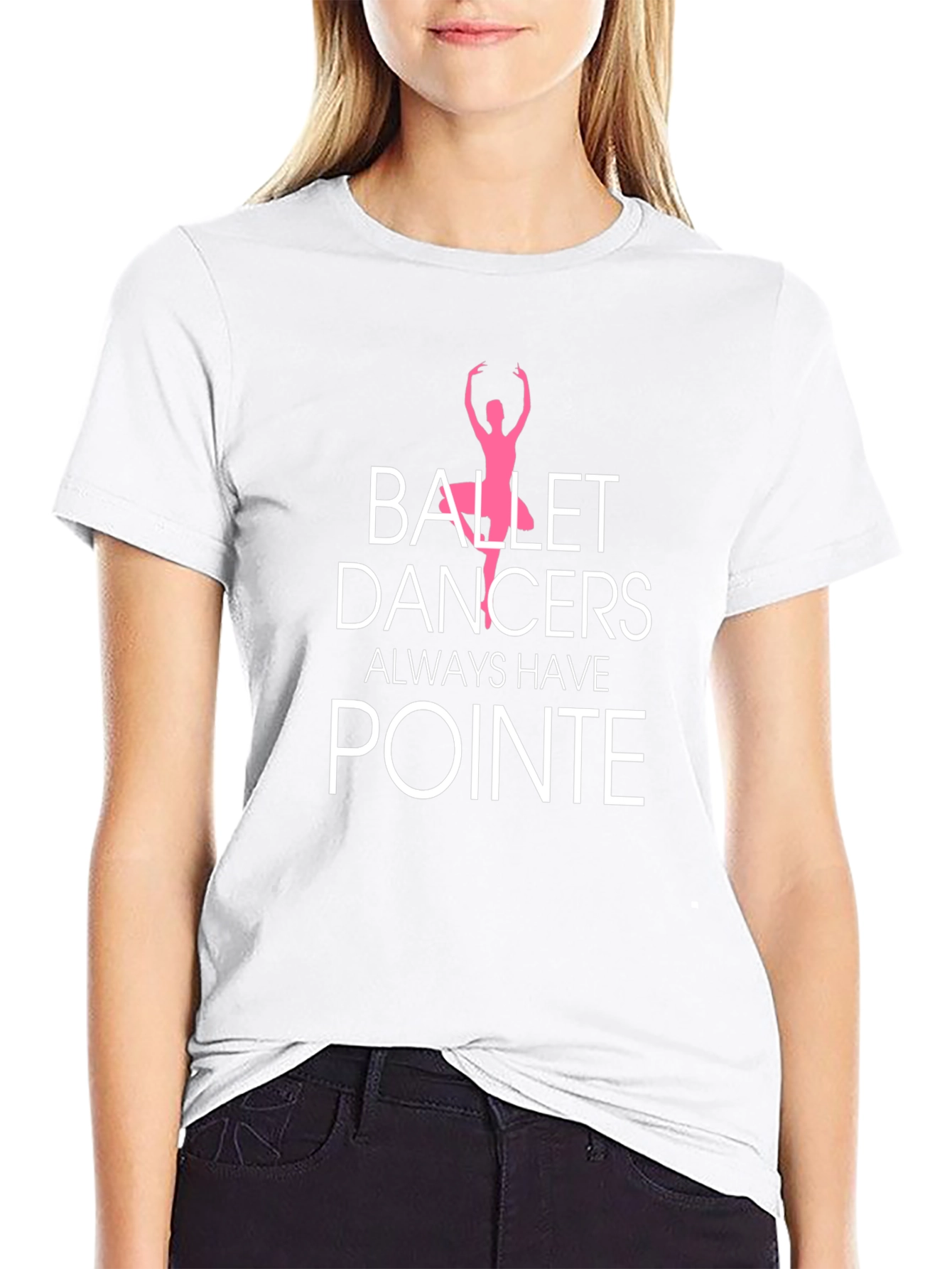 Ballet Dancers Pointe T-Shirt - Dance Gift Tee
