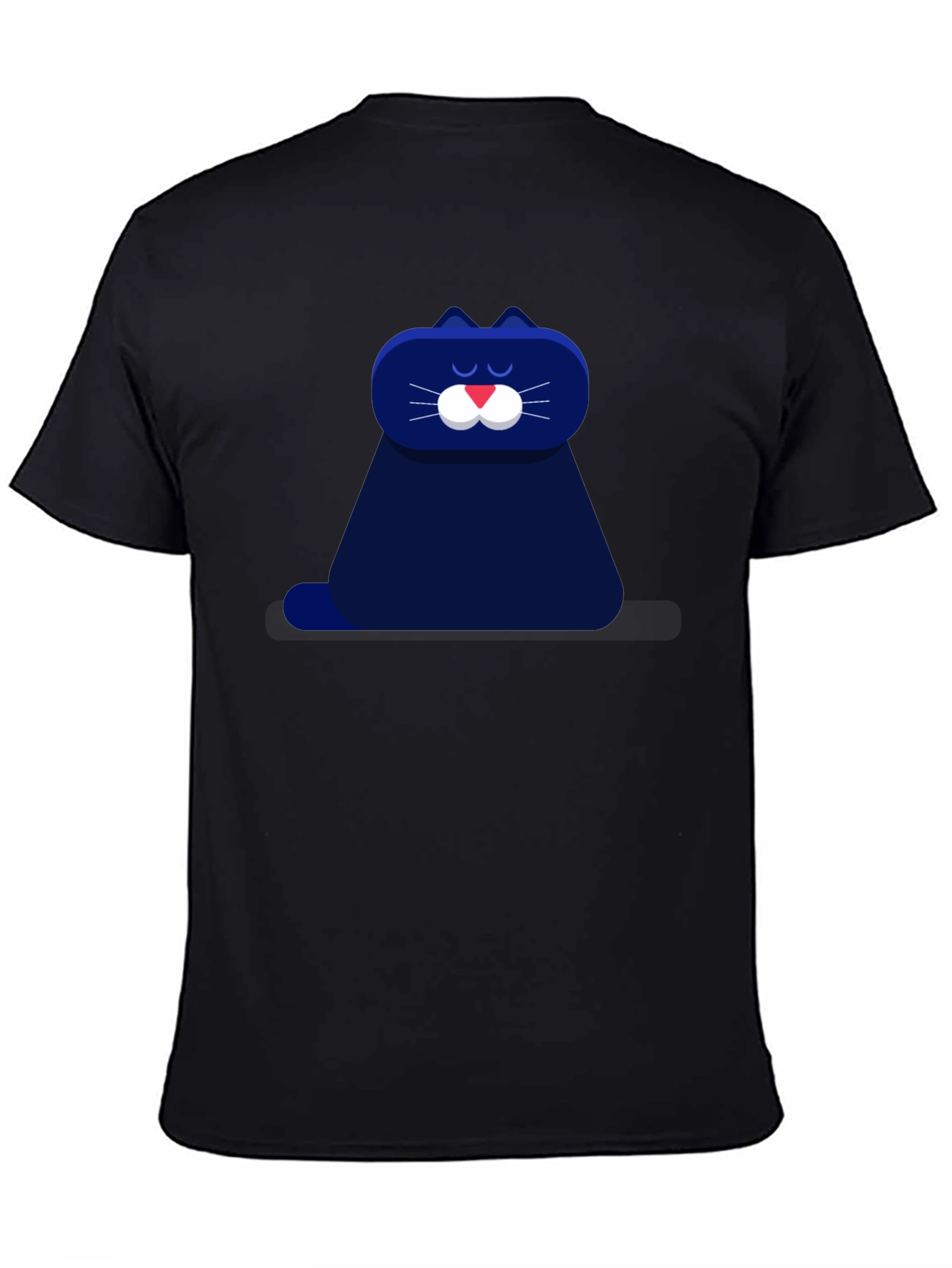 Cool Cat Graphic Tee - Black