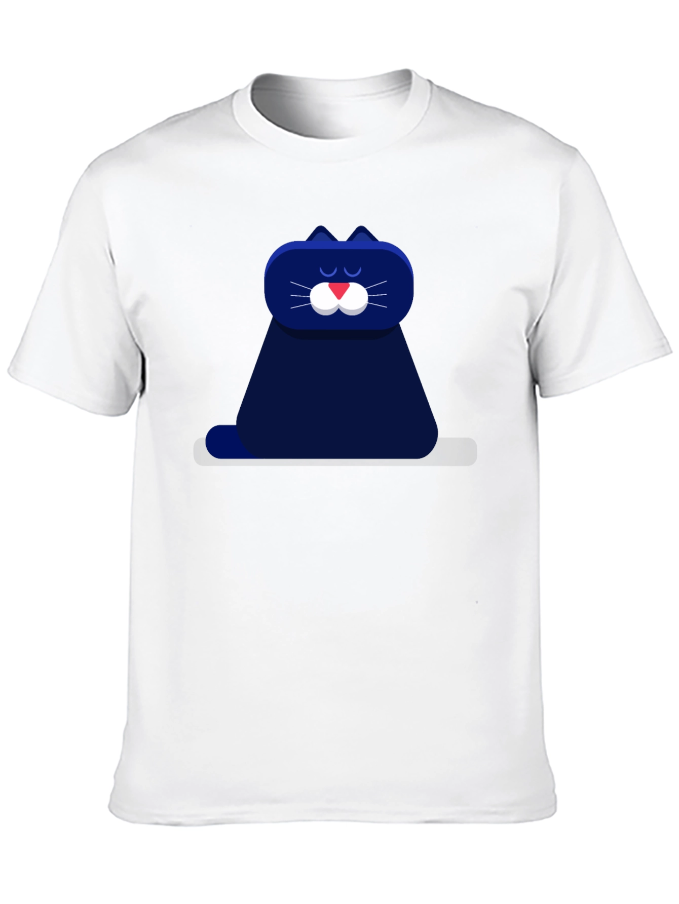 Cool Cat Graphic Tee - Black