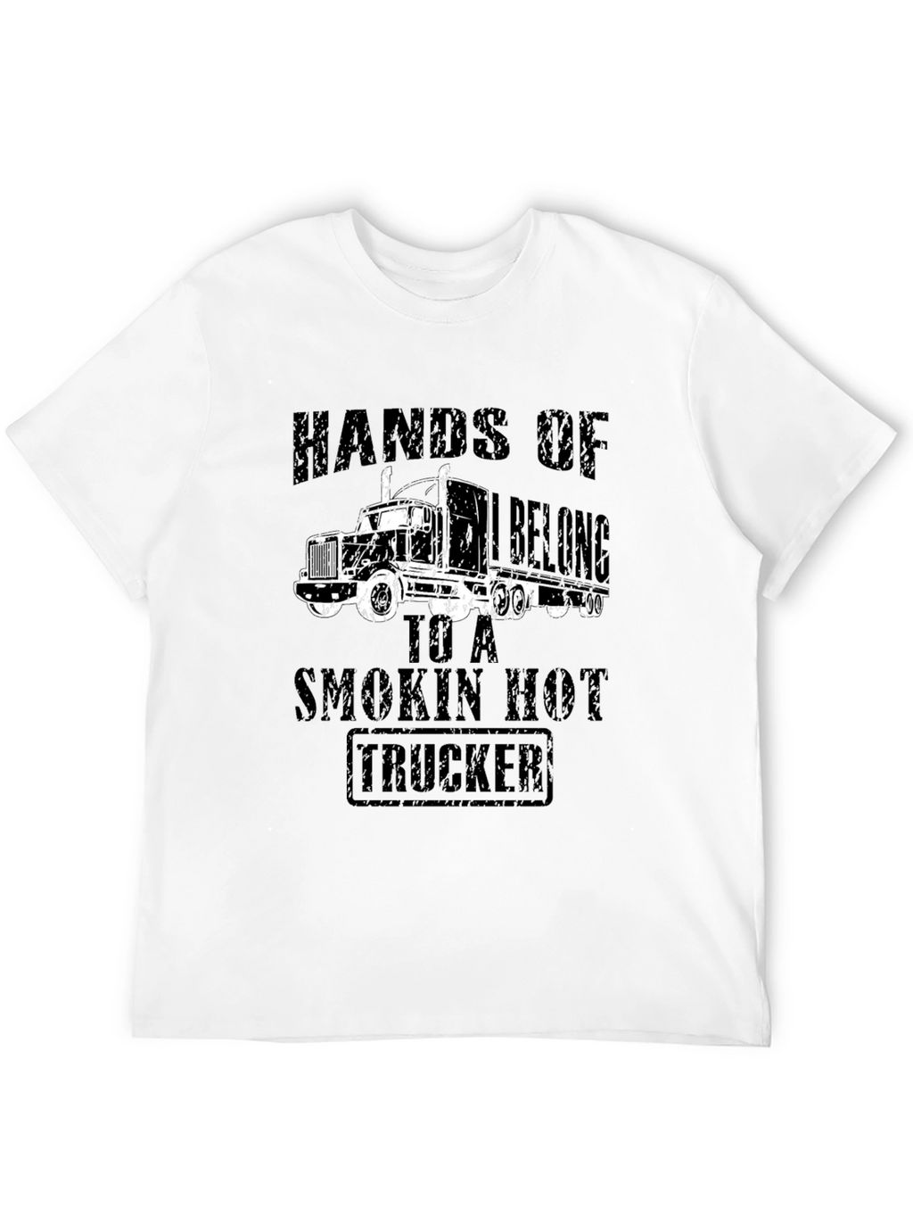 Smokin Hot Trucker Black T-Shirt