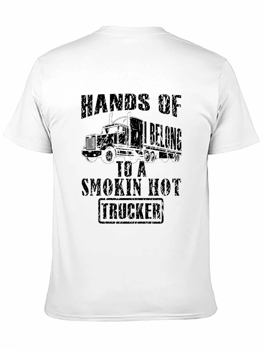 Smokin Hot Trucker Black T-Shirt