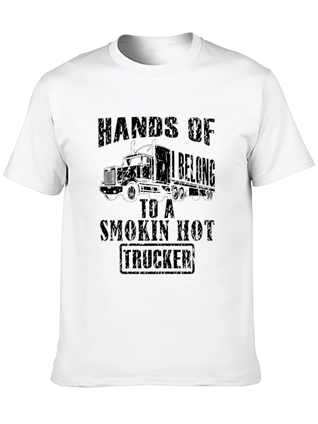 Smokin Hot Trucker Black T-Shirt