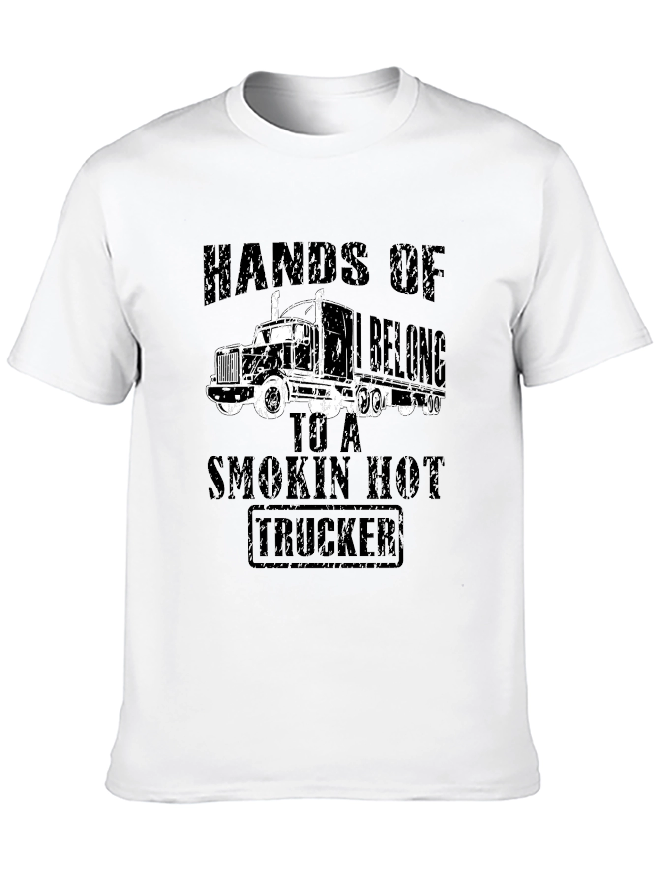 Smokin Hot Trucker Black T-Shirt