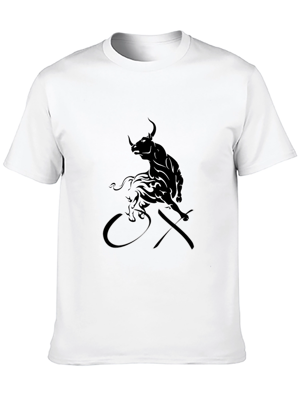 Black Bull T-Shirt - Ox Design