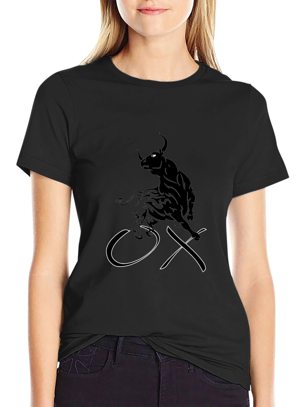 Black Bull T-Shirt - Ox Design