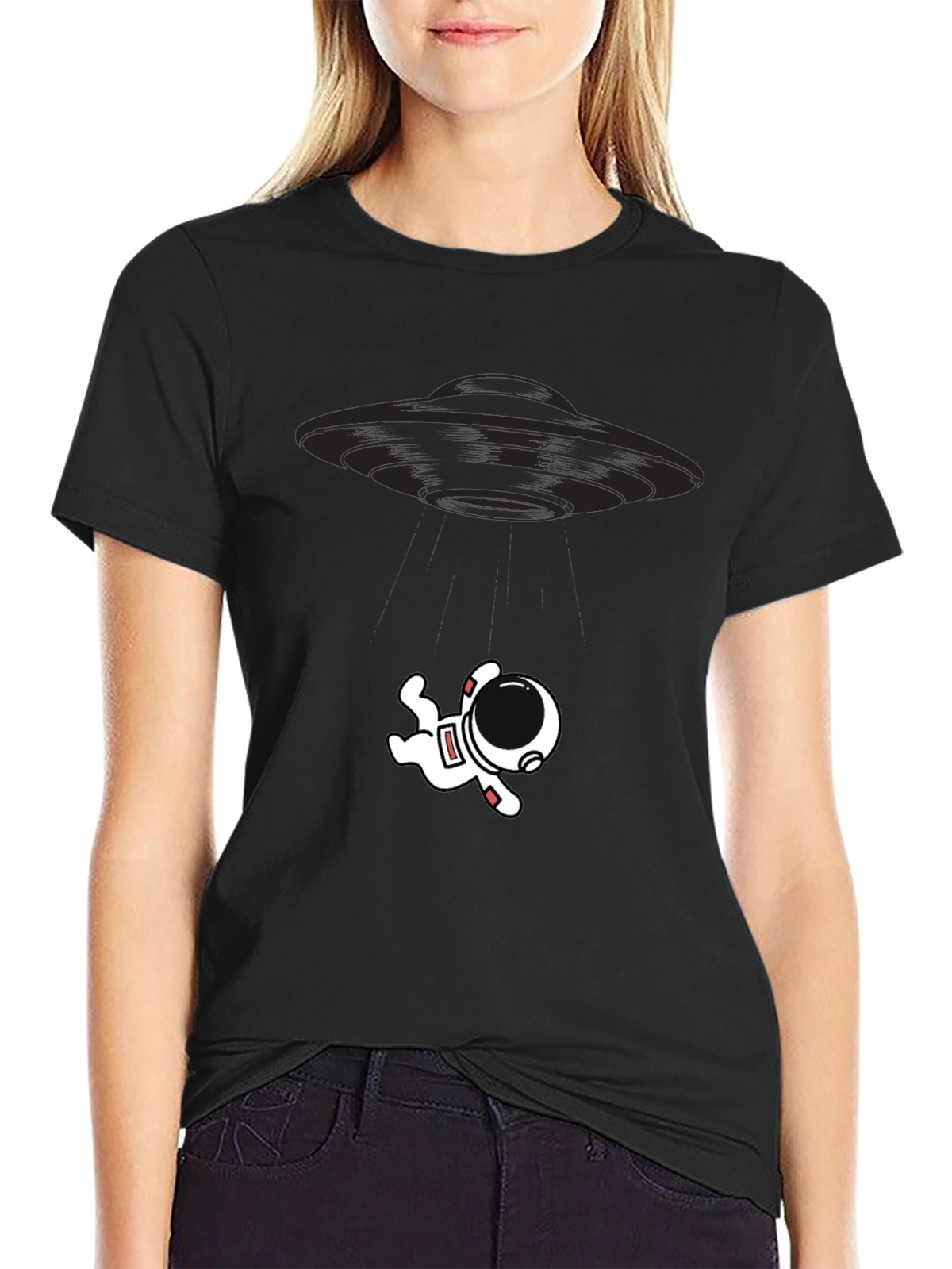 UFO Abduction Astronaut T-Shirt
