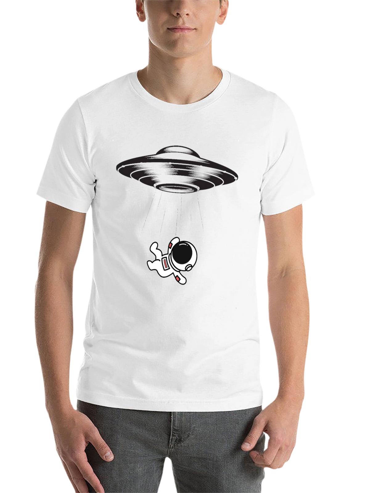 UFO Abduction Astronaut T-Shirt