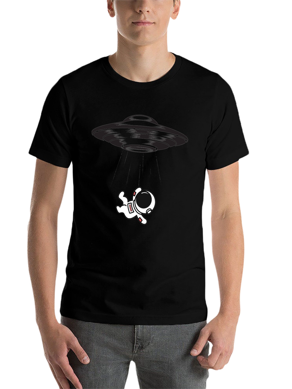 UFO Abduction Astronaut T-Shirt