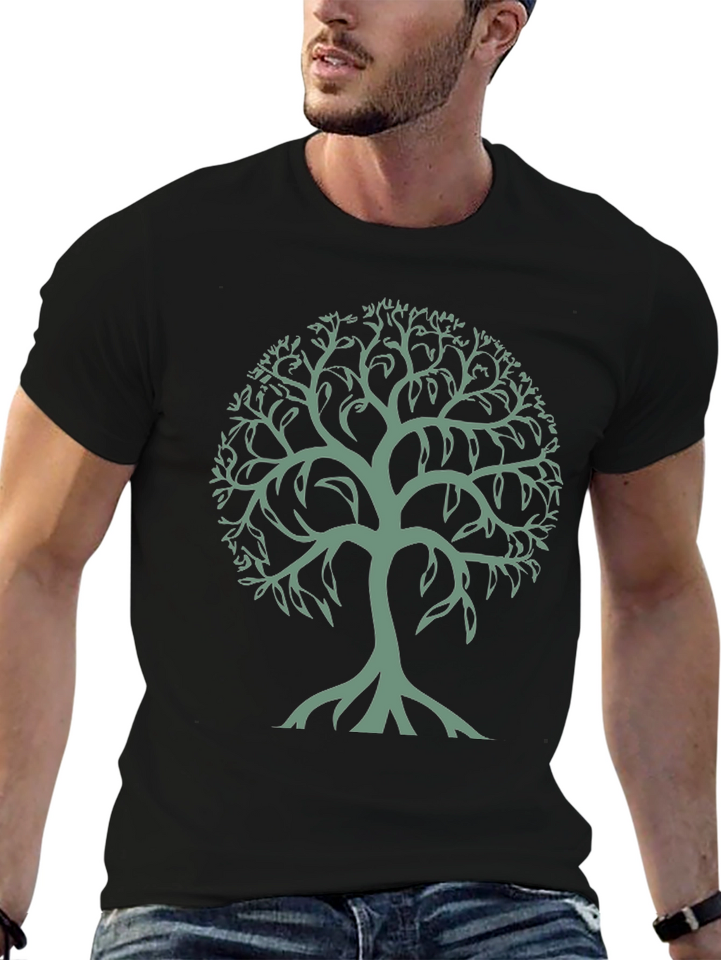 Green Tree of Life Graphic Tee