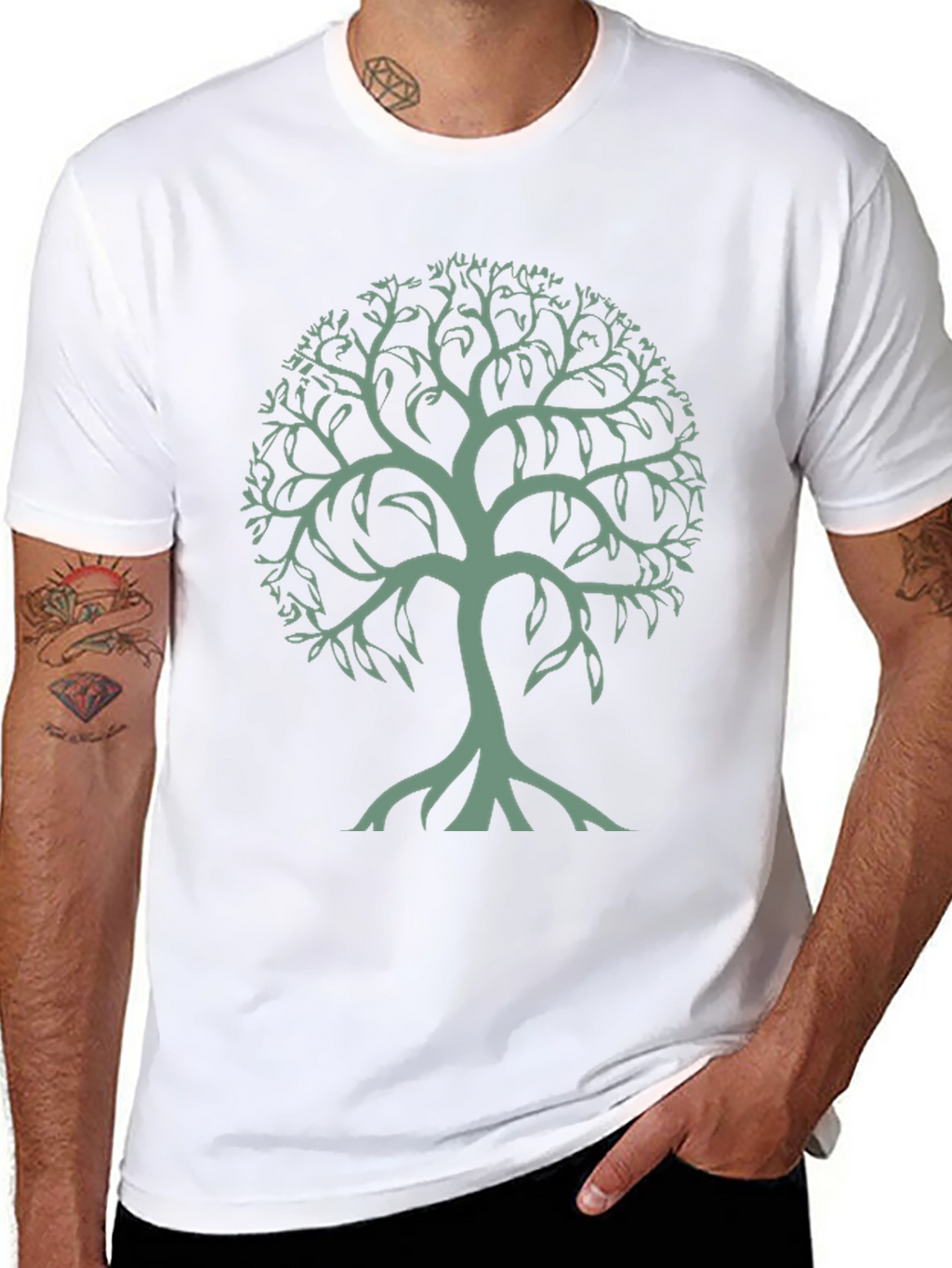 Green Tree of Life Graphic Tee