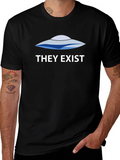UFO They Exist Graphic T-Shirt