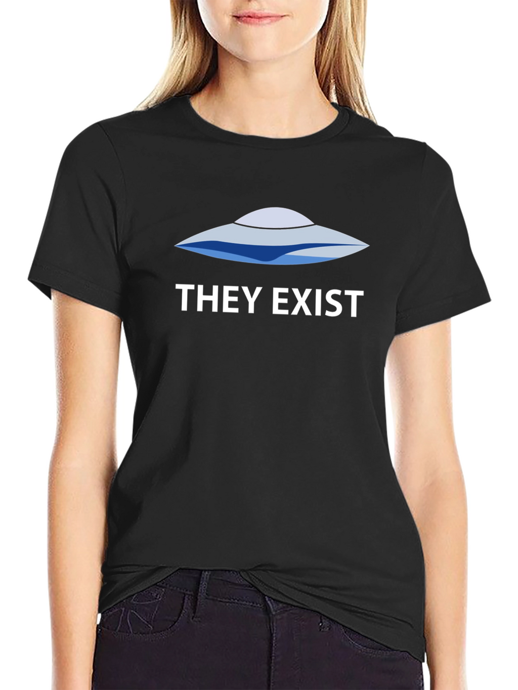 UFO They Exist Graphic T-Shirt