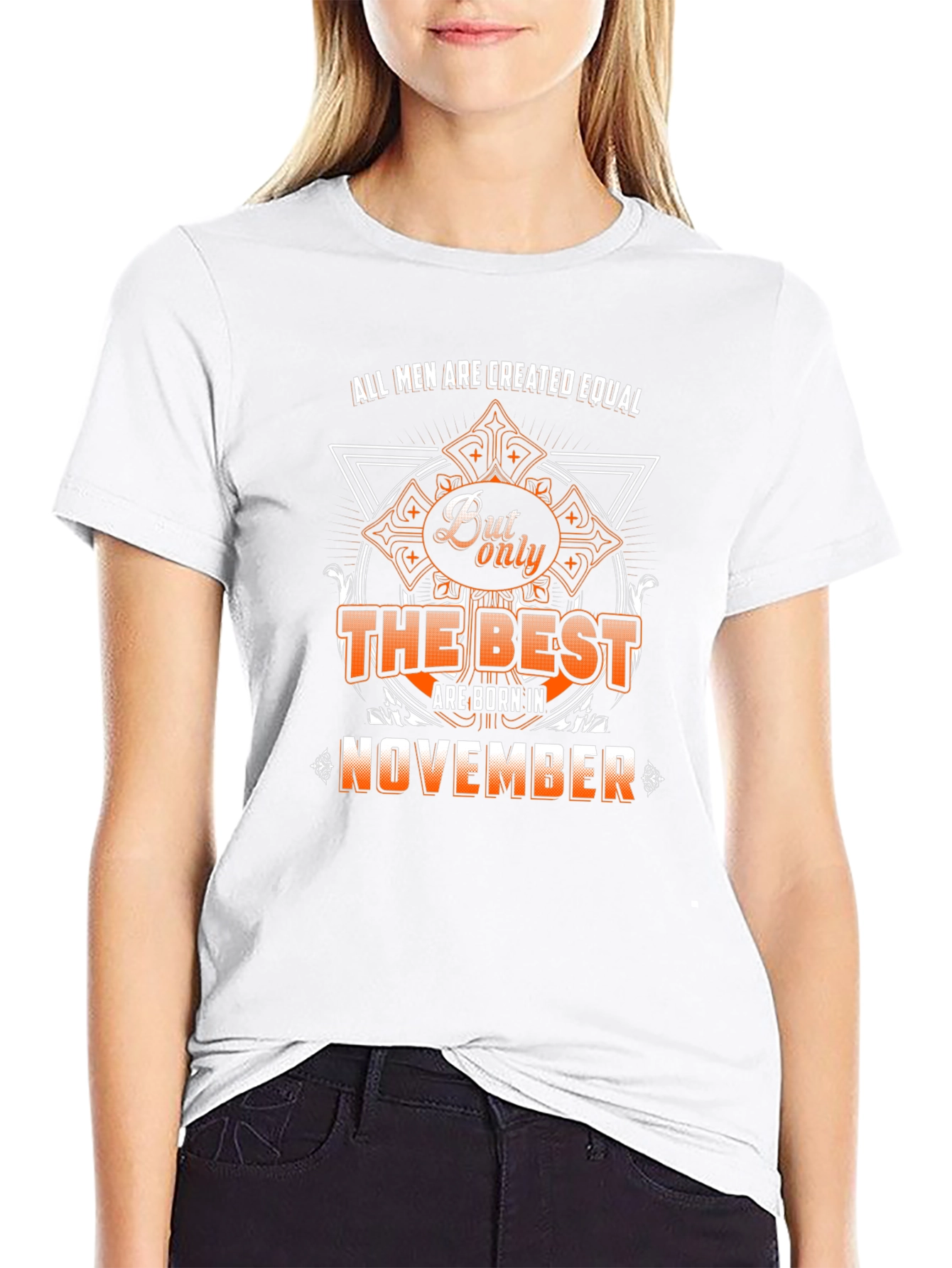 Best Men Born in November Black T-Shirt