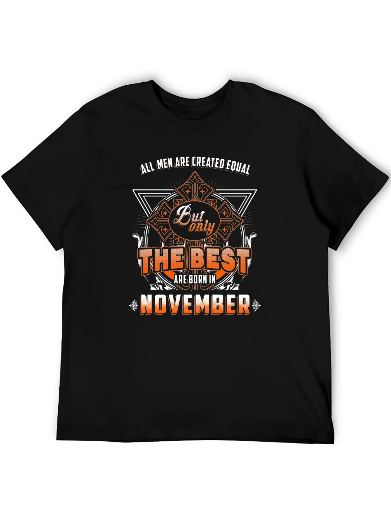 Best Men Born in November Black T-Shirt