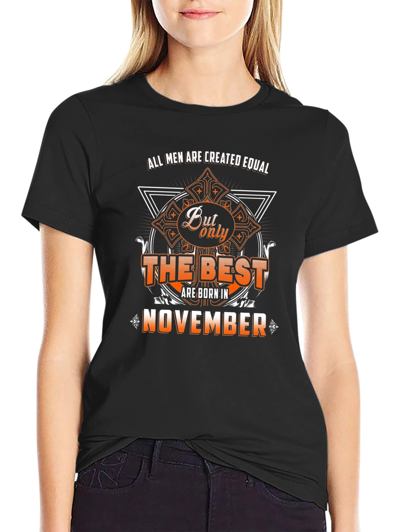 Best Men Born in November Black T-Shirt
