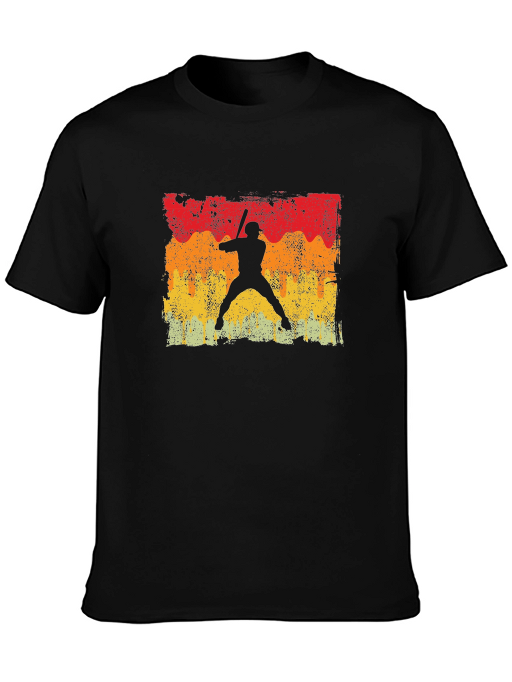 Retro Baseball Silhouette T-Shirt
