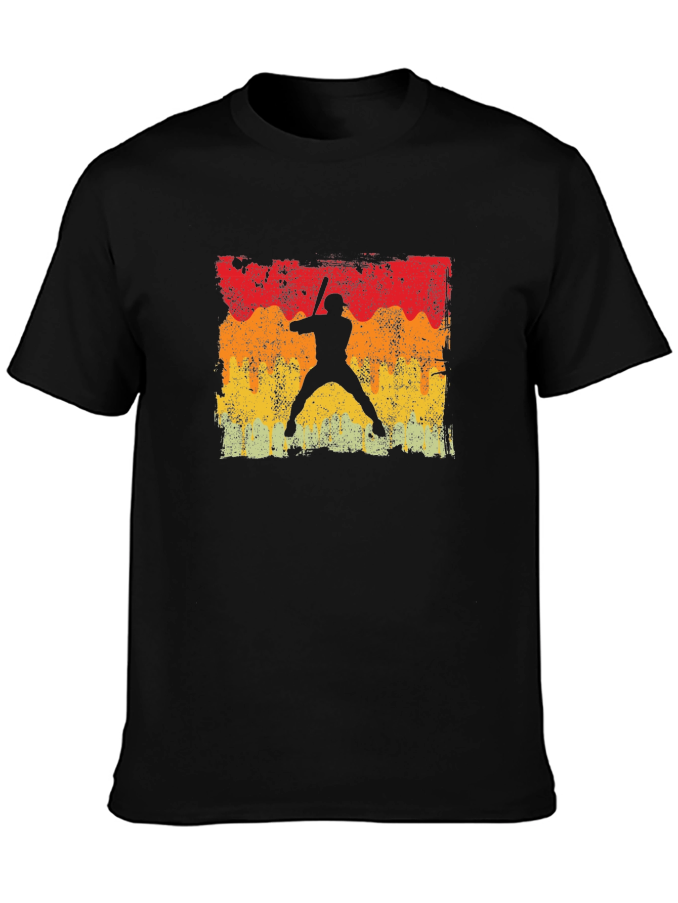 Retro Baseball Silhouette T-Shirt