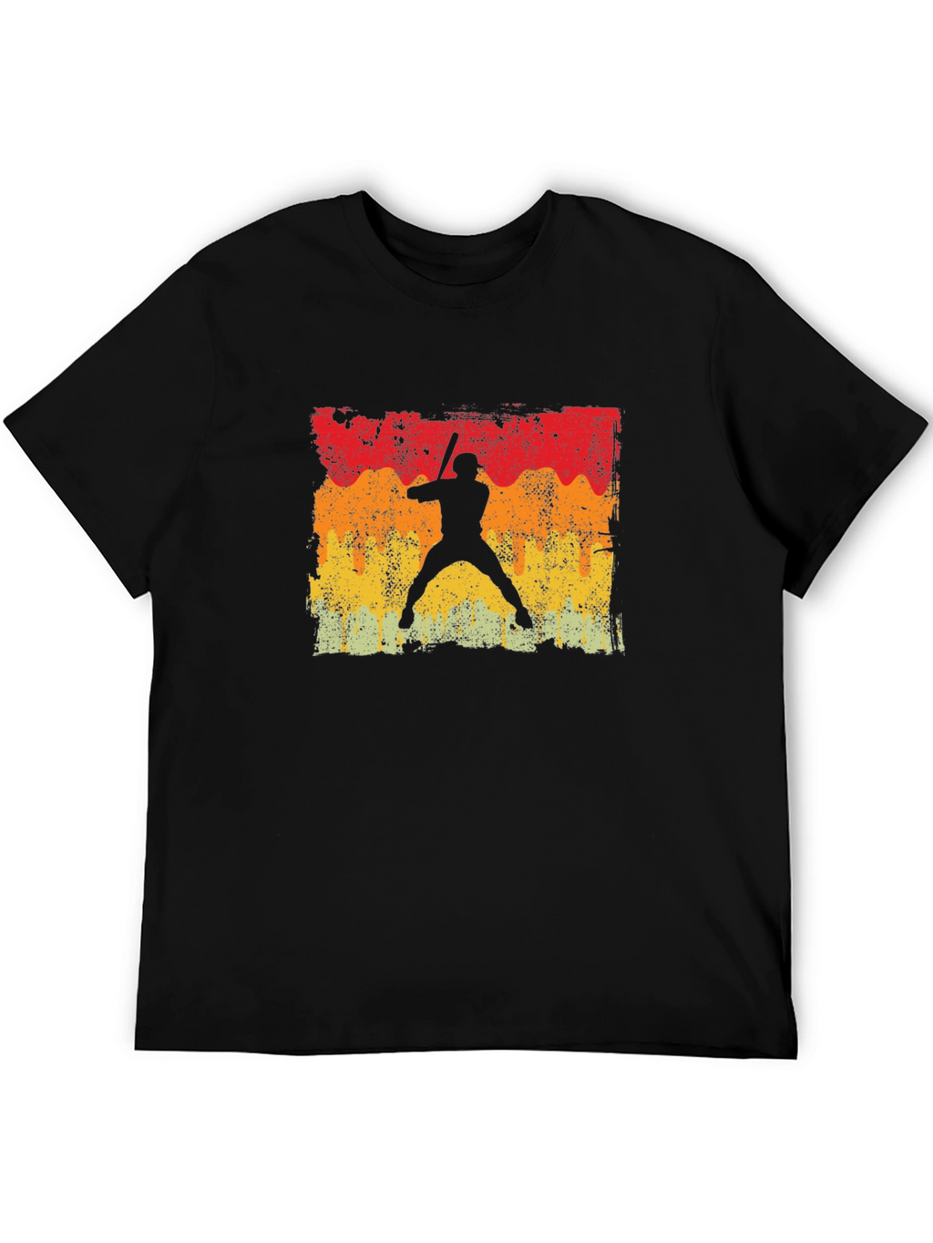 Retro Baseball Silhouette T-Shirt