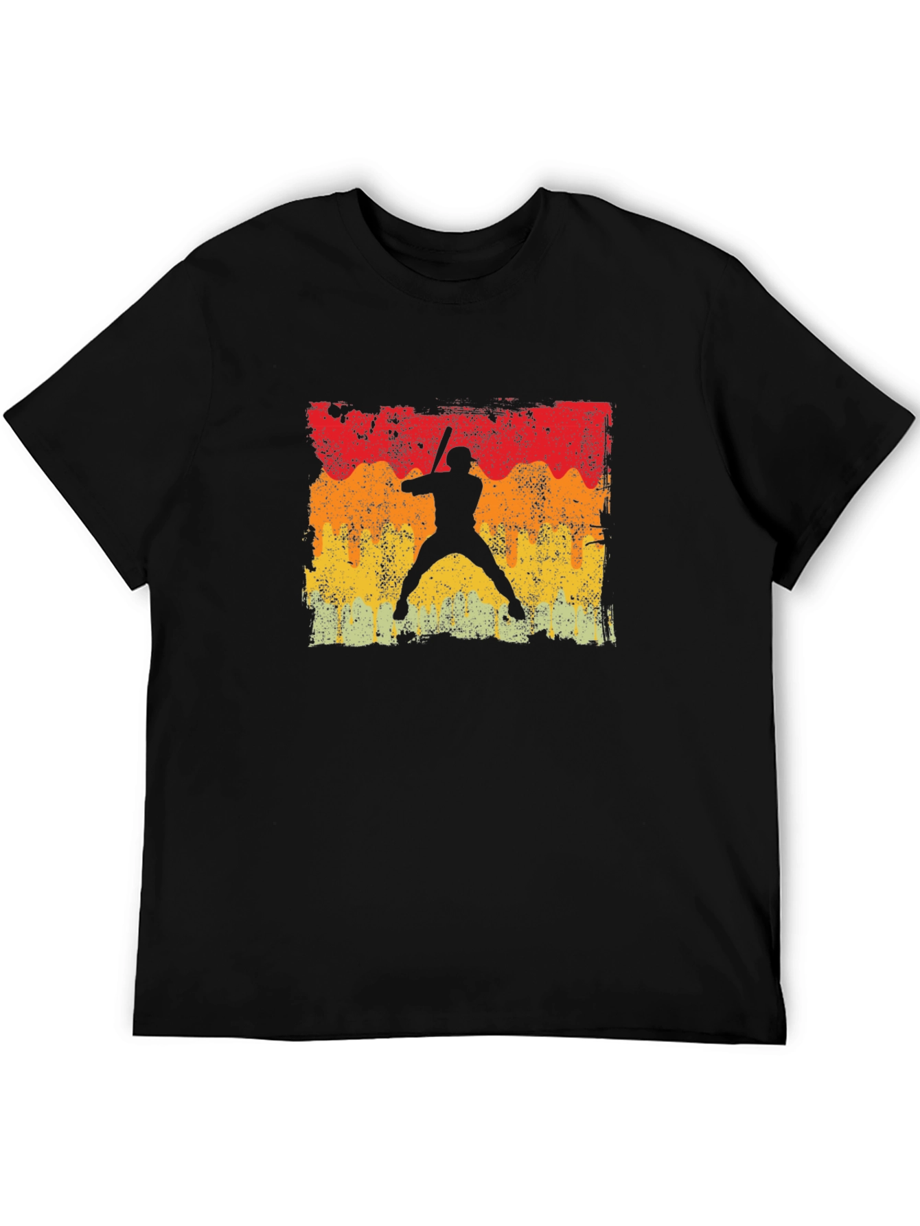 Retro Baseball Silhouette T-Shirt