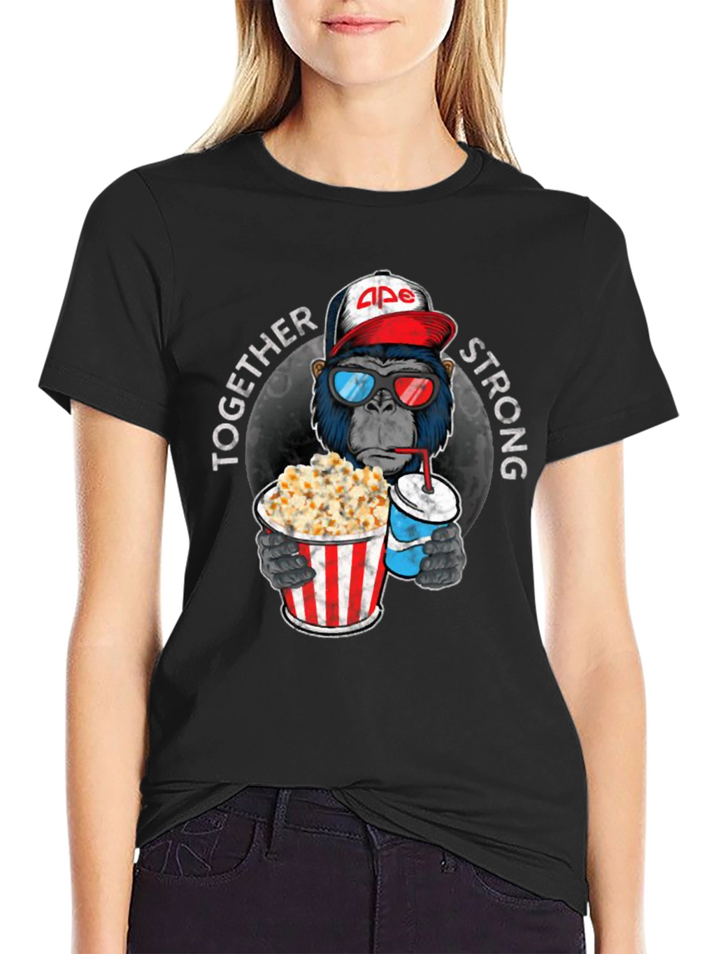 Ape Together Strong Black T-Shirt