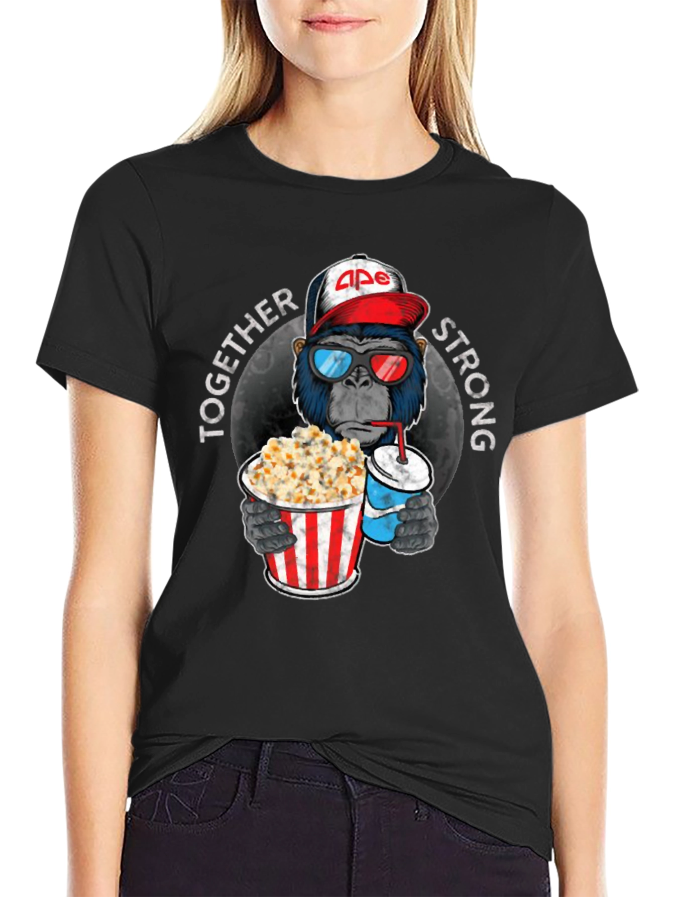 Ape Together Strong Black T-Shirt