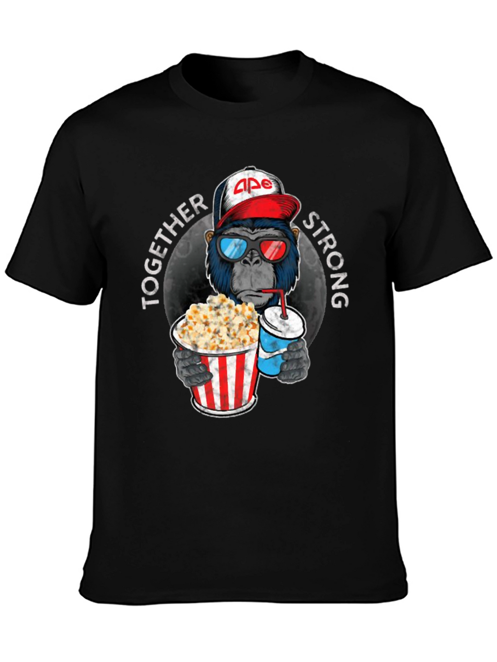 Ape Together Strong Black T-Shirt