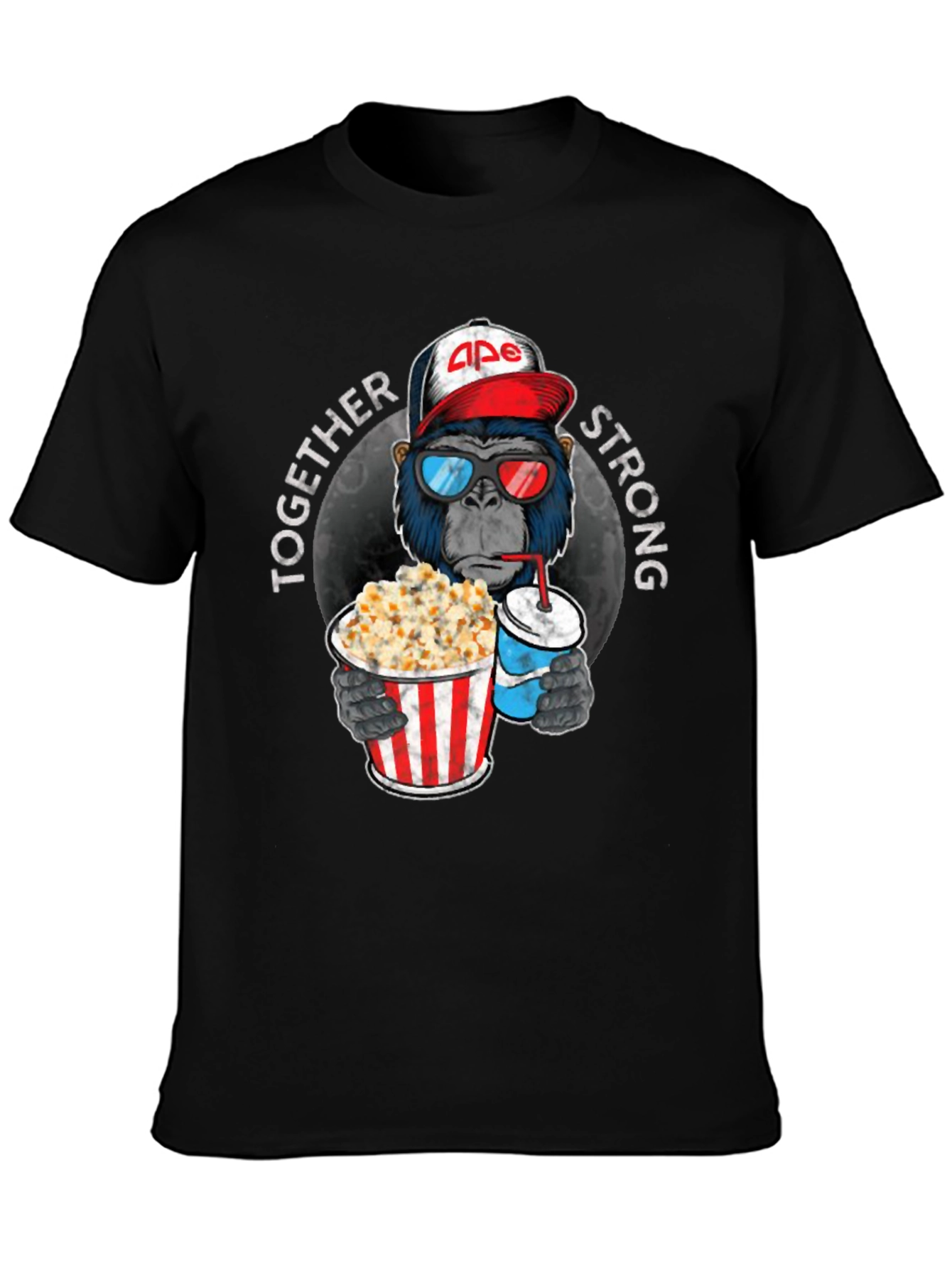 Ape Together Strong Black T-Shirt
