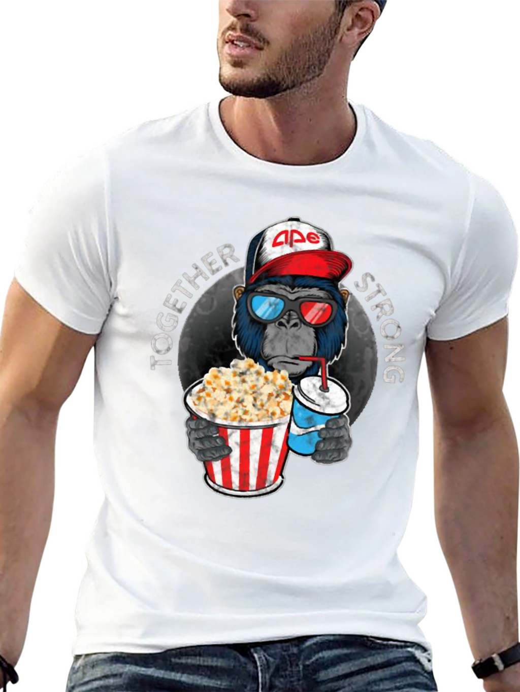 Ape Together Strong Black T-Shirt