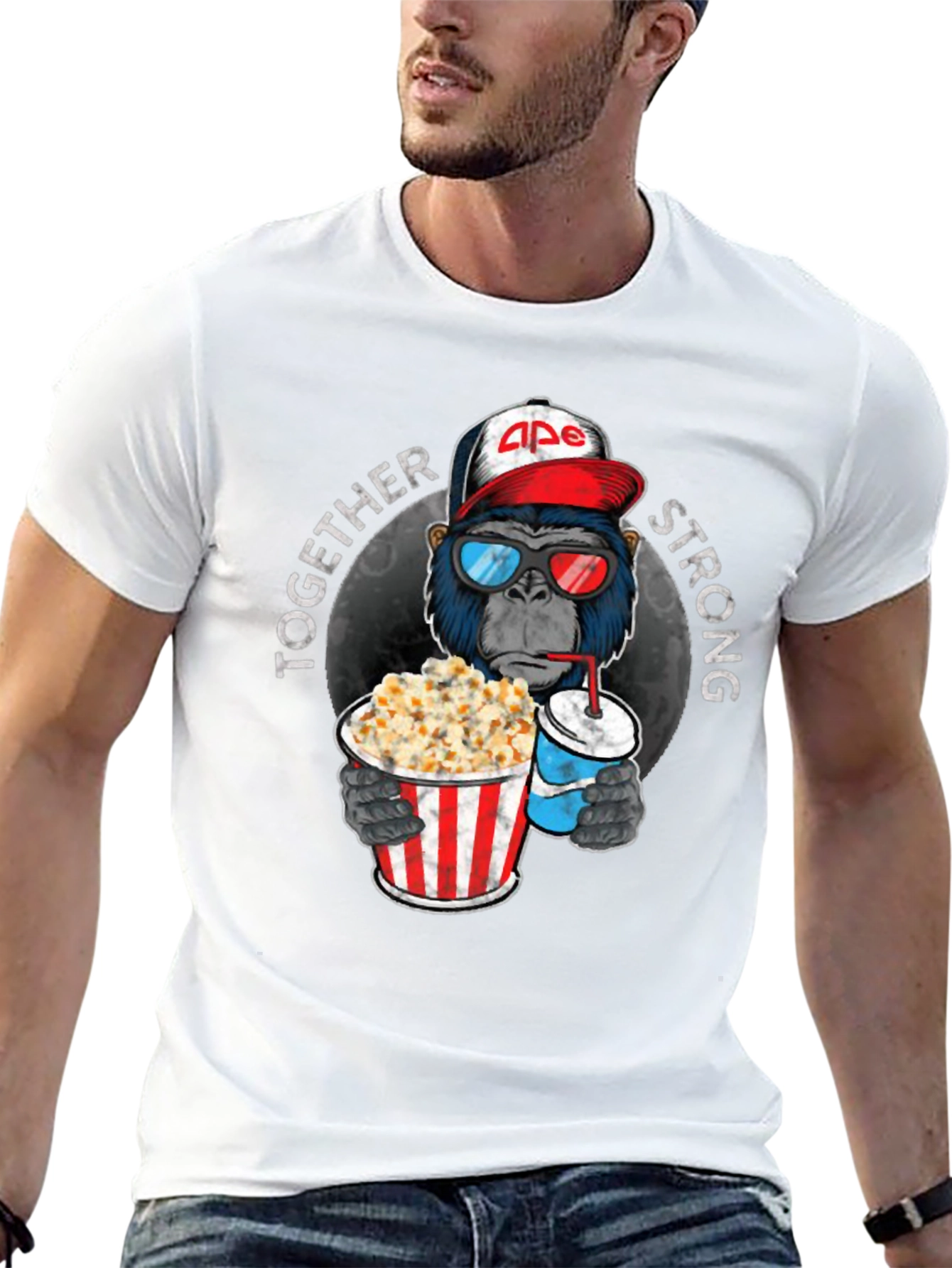 Ape Together Strong Black T-Shirt