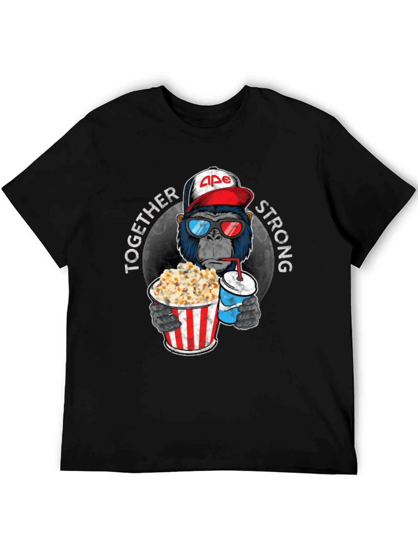 Ape Together Strong Black T-Shirt