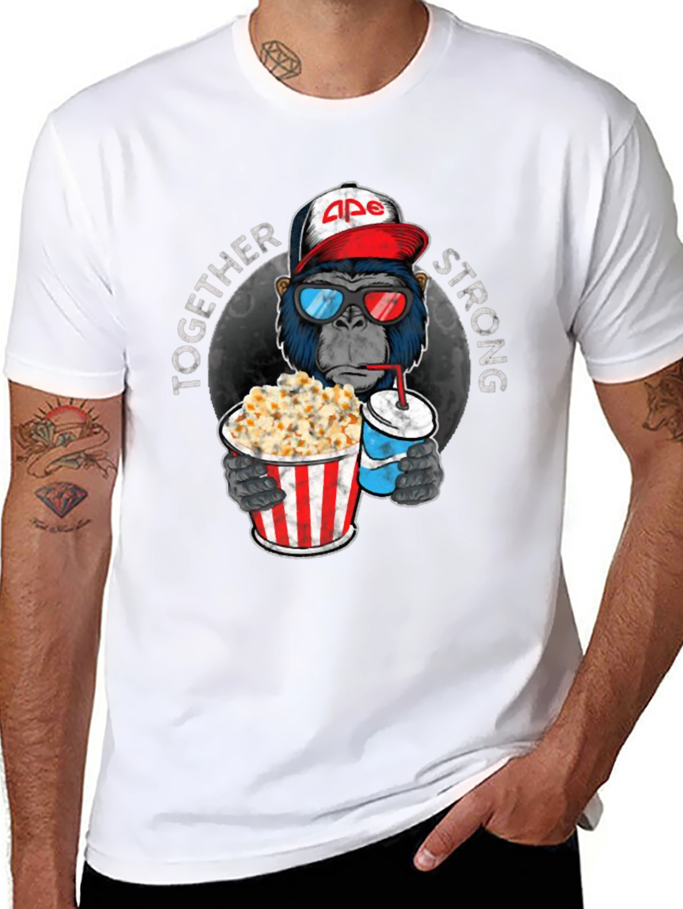 Ape Together Strong Black T-Shirt