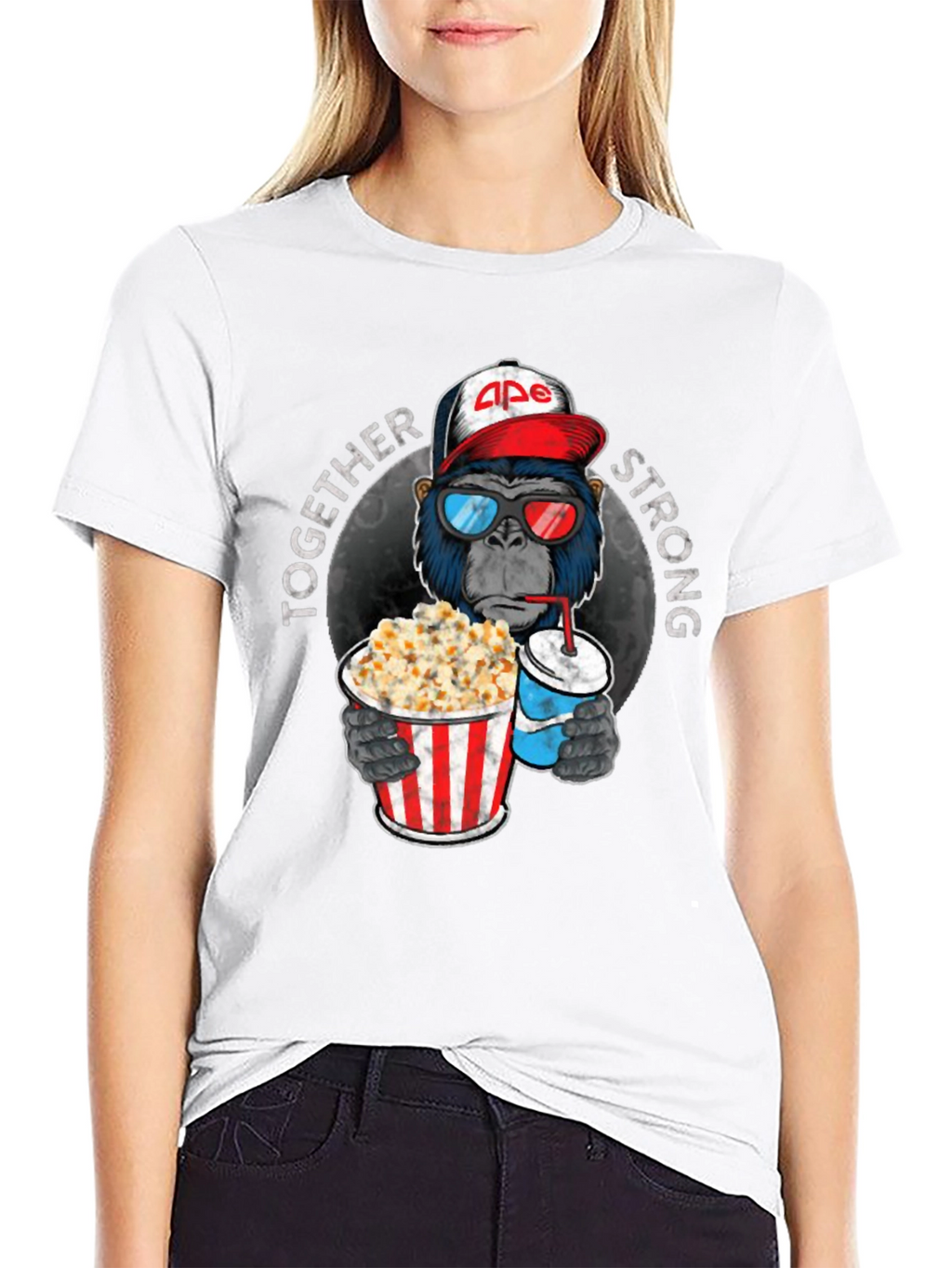 Ape Together Strong Black T-Shirt
